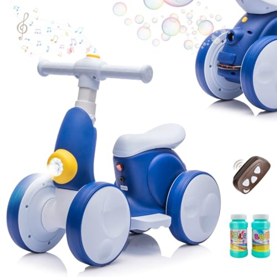 B & J Florist Supply Linwood - 4-in-1 electric toddler balance bike for