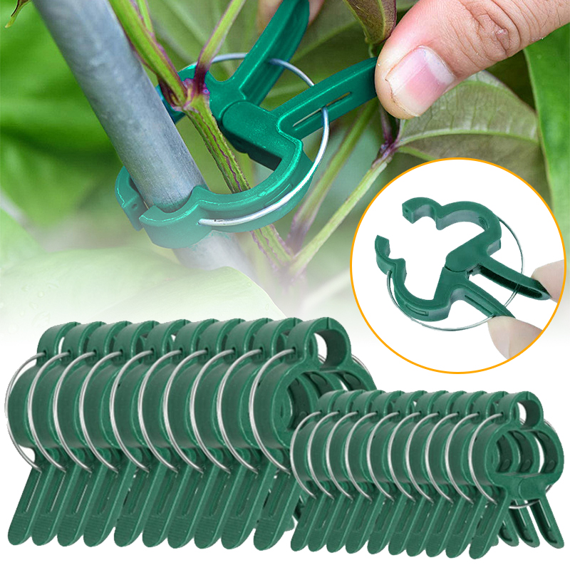 Florist Supply Bulk - 20Pcs Plant Fixed Clips Reusable Garden