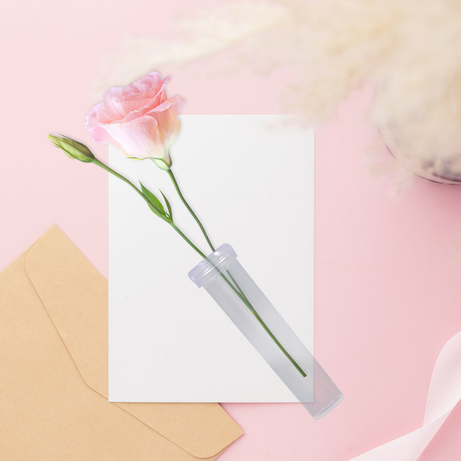 Anda Florist Supply - 50Pcs Plastic Flower Water Tube Nutrition