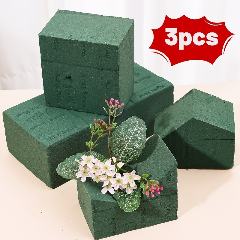 Anda Florist Supply - 1/3x Floral Foam Blocks Green Wet