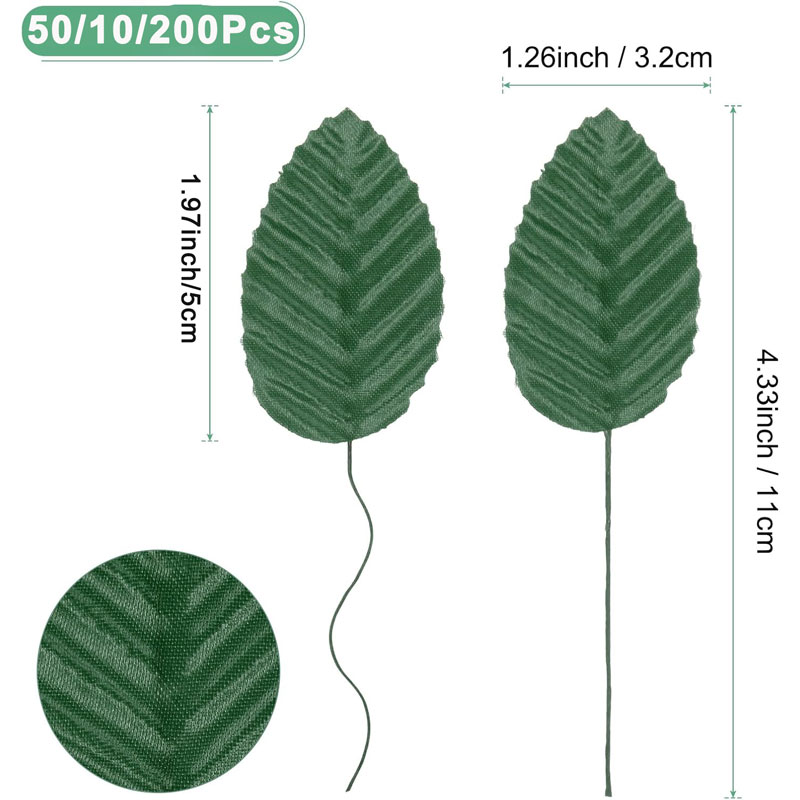 50/100/200Pcs Artificial Silk  – Florist Supply Bulk Bewertung und Preis