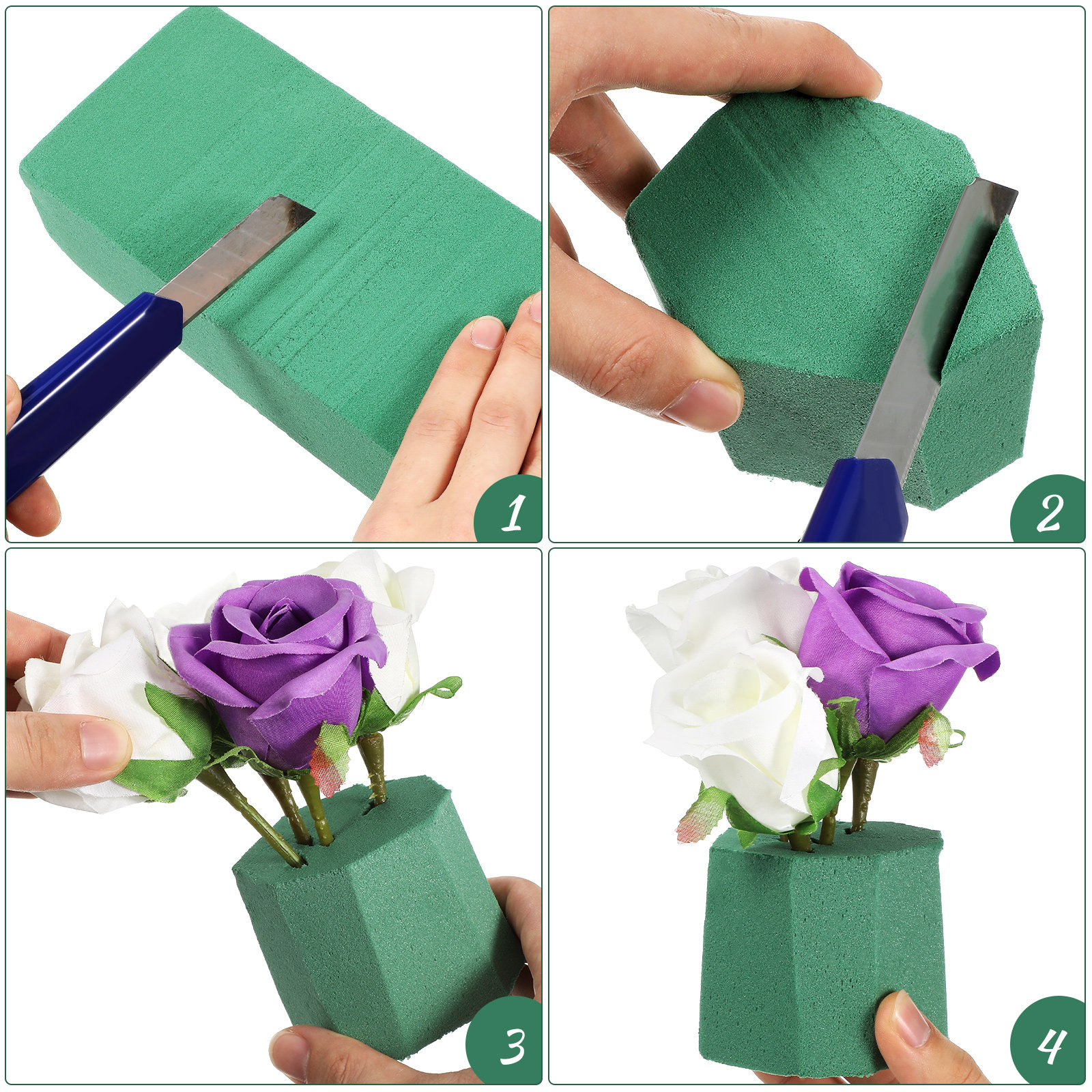 12Pcs Floral Foam Blocks Easy  – Easy Florist Supply Bewertung und Preis