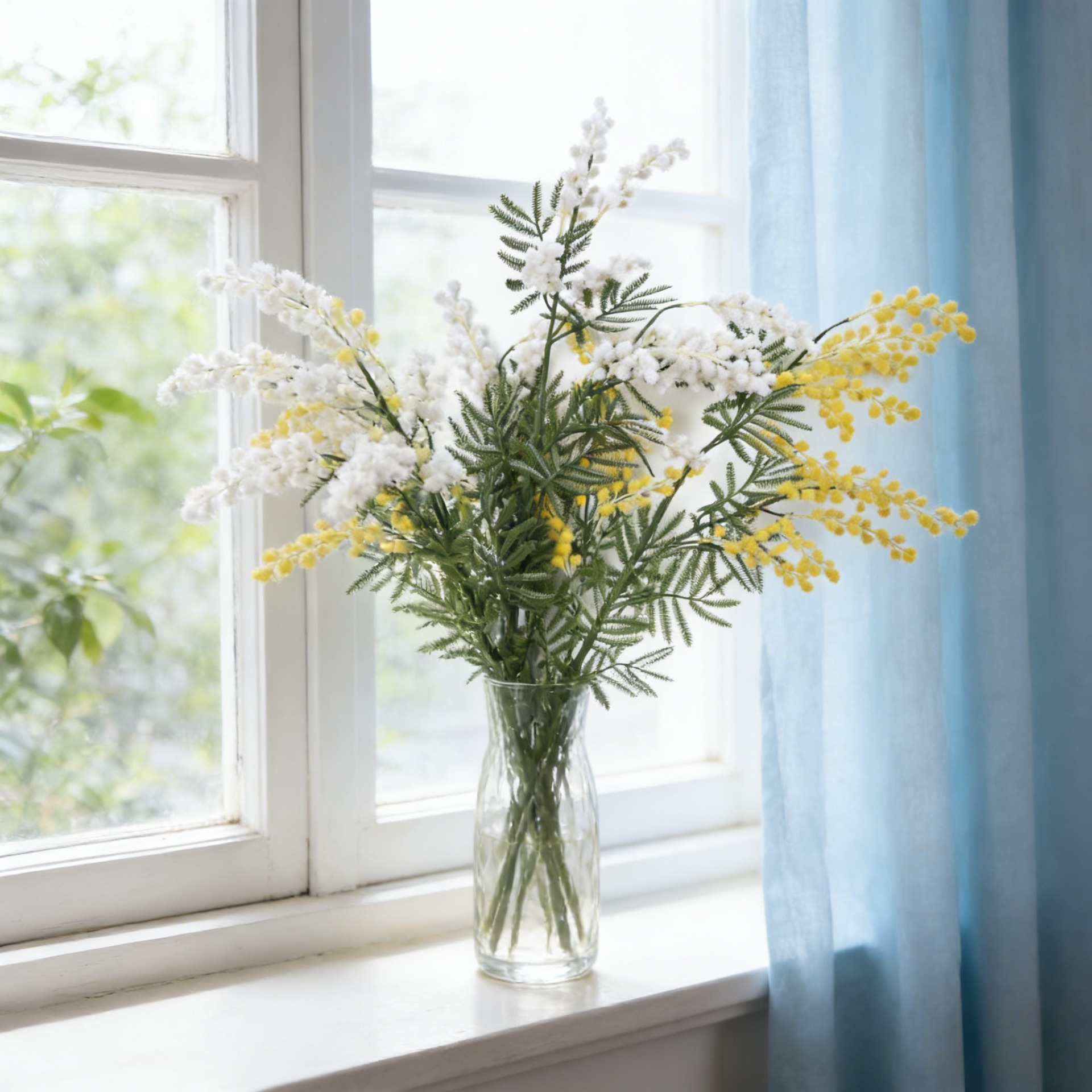 33.5 Inch Artificial Mimosa Br – Florist Supply Bulk Bewertung und Preis