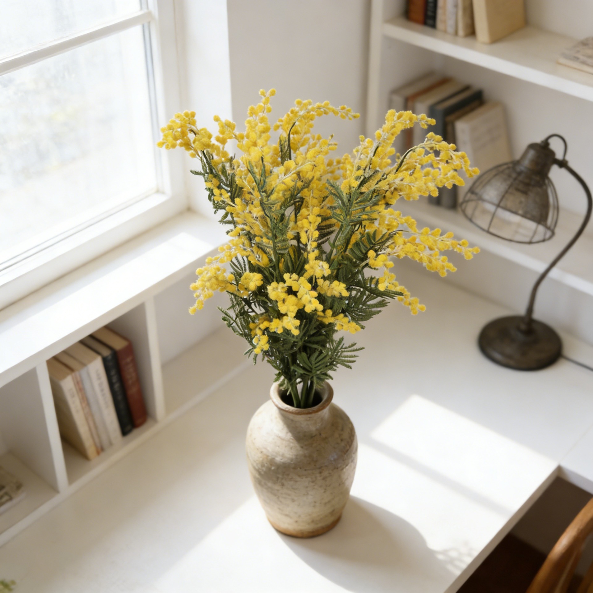 33.5 Inch Artificial Mimosa Br – Florist Supply Bulk Bewertung und Preis
