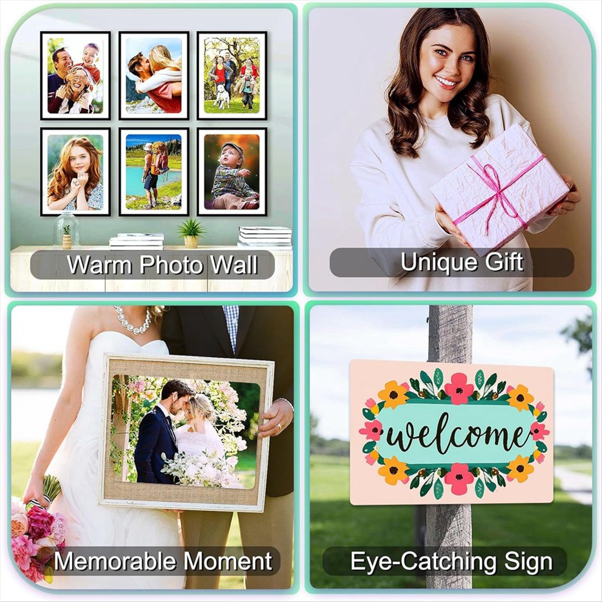 10PCS Sublimation Metal Photo  – B & J Florist Supply Linwood Bewertung und Preis