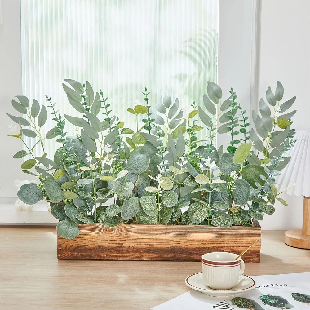 20pcs Eucalyptus Leaves Stems  – Florist Supply Bulk Bewertung und Preis