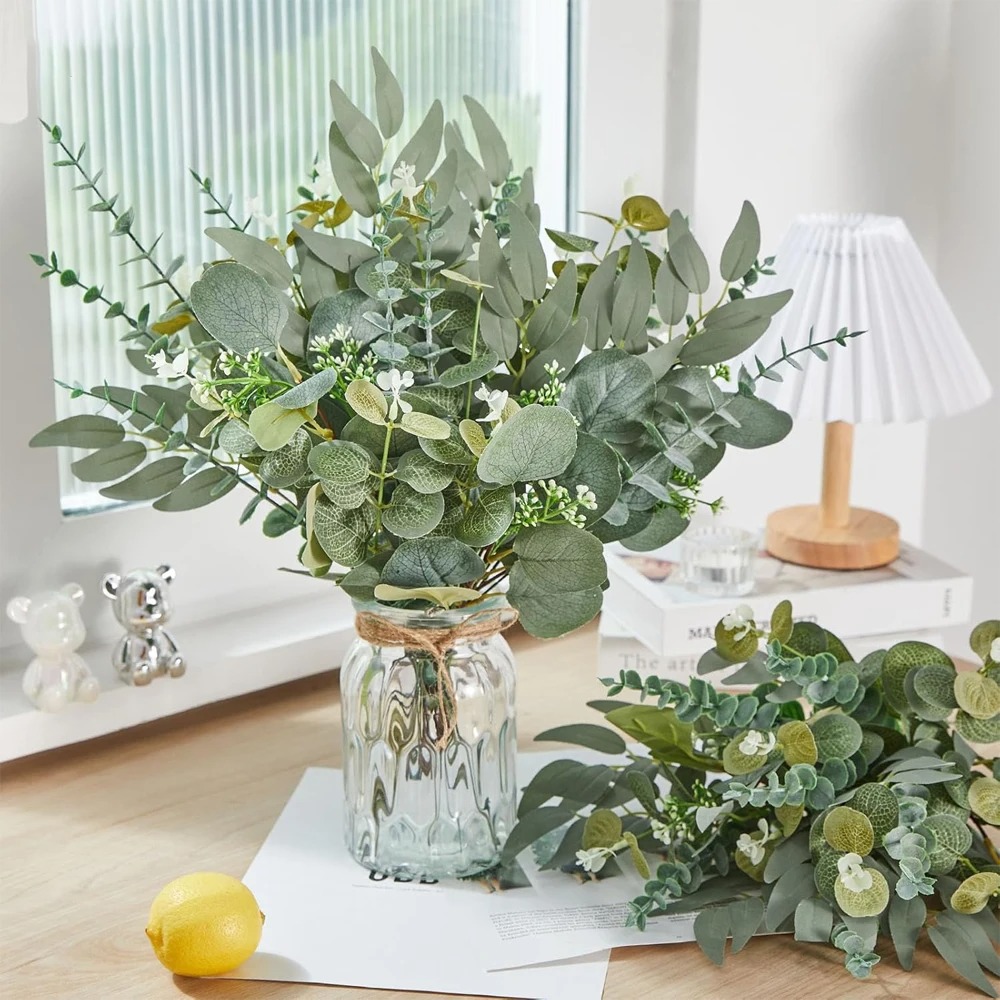 20pcs Eucalyptus Leaves Stems  – Florist Supply Bulk Bewertung und Preis
