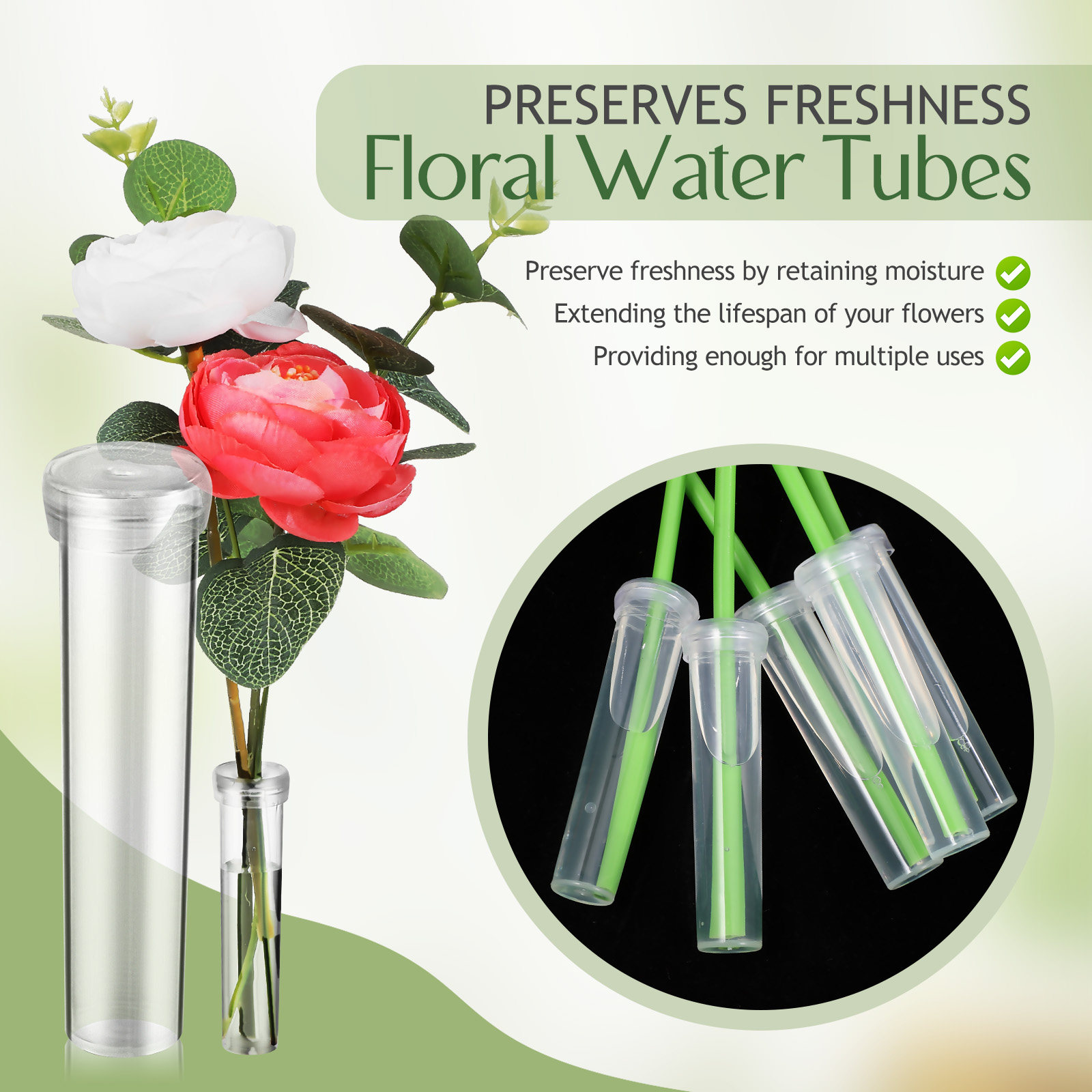 100Pcs Flower Water Tubes Univ – Easy Florist Supply Bewertung und Preis