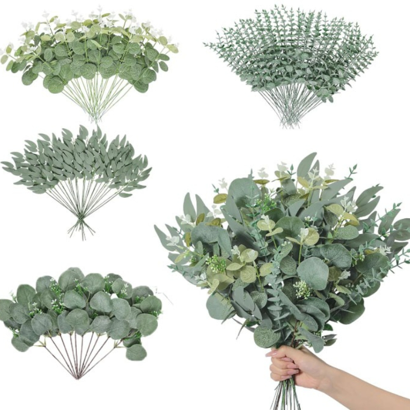 10/20Pcs Artificial Eucalyptus – Florist Supply Bulk Bewertung und Preis