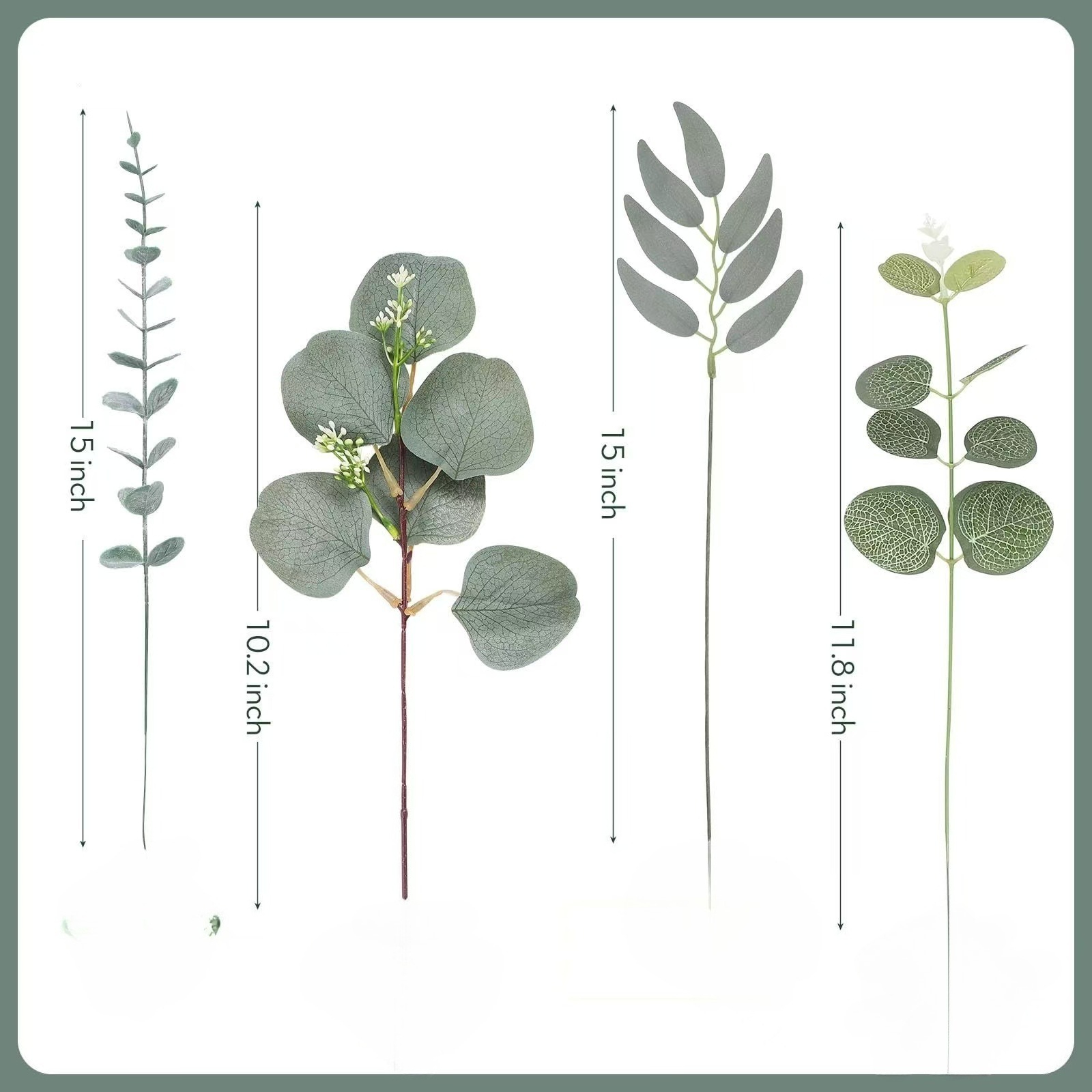 10/20Pcs Artificial Eucalyptus – Florist Supply Bulk Bewertung und Preis