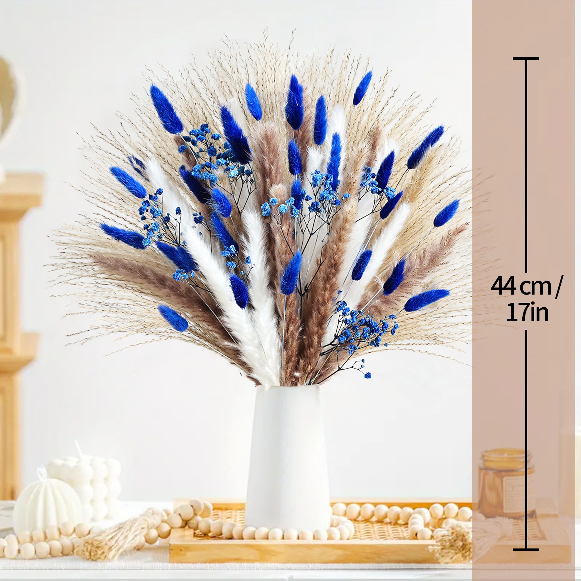 70pcs Blue Pampas Artificial D – Baby Breath Dried Bewertung und Preis