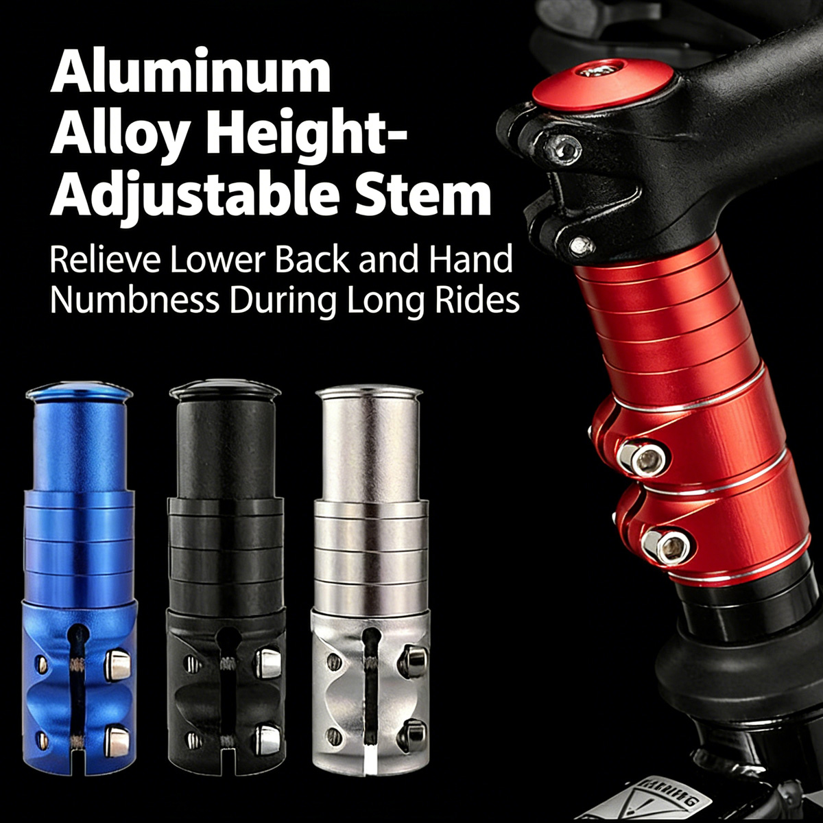 1pc Bicycle Stem Riser Head Tu – Stem Extender Tube Bewertung und Preis